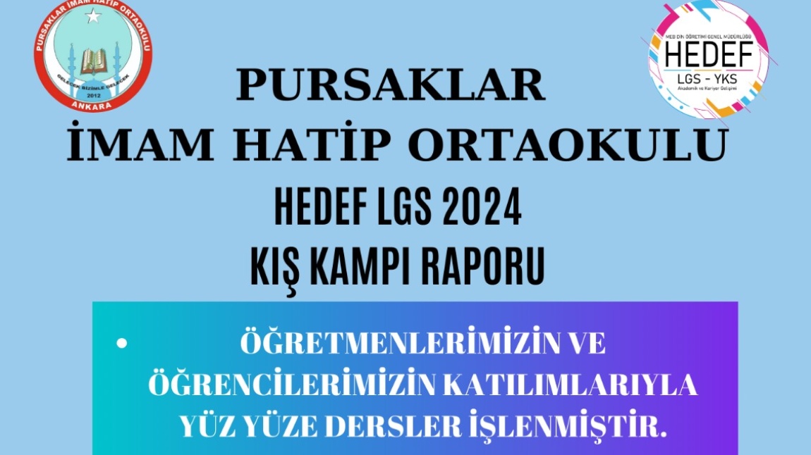 HEDEF LGS 2024 KIŞ KAMPI